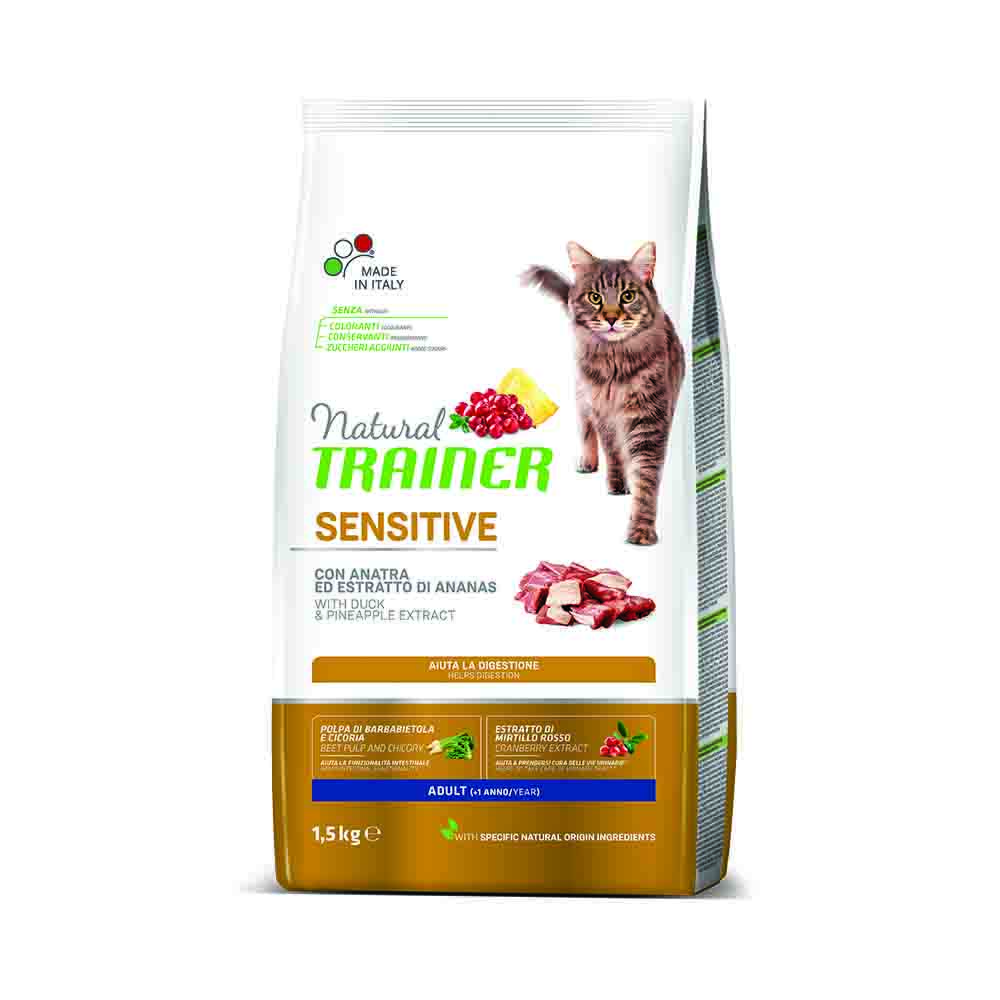 Natural%20Traıner%20Cat%20Sensıtıve%20Duck%201,5%20Kg