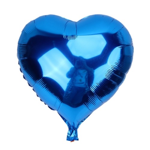 Mavi%20Kalp%20Folyo%20Balon%2045%20Cm.