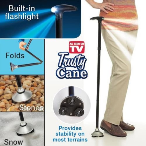 Trusty%20Cane%20Güvenilir%20Katlanabilir%20Işıklı%20Baston