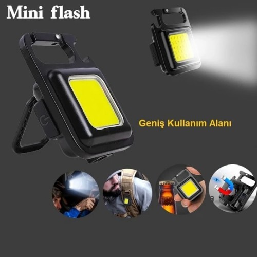 30%20Ledli%20%20Mıknatıslı%20Mini%20Anahtarlık%20Flash%20Kamp%20Lambası