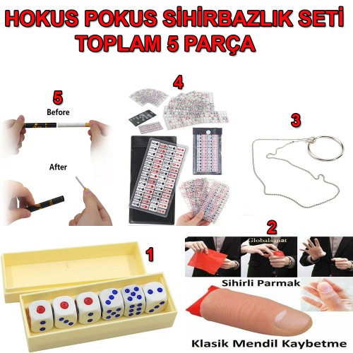 Hokus%20Pokus%20Sihirbazlık%20Seti%205%20Parçalık%20Set