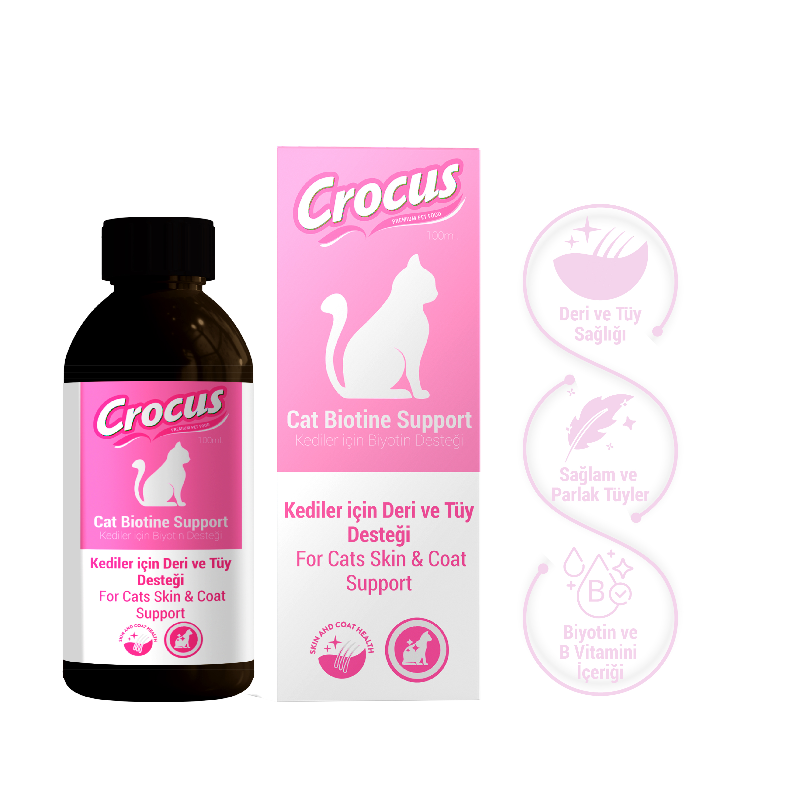 Crocus%20Kedi%20Tüy%20Sağlığı%20Damlası%20100%20Ml