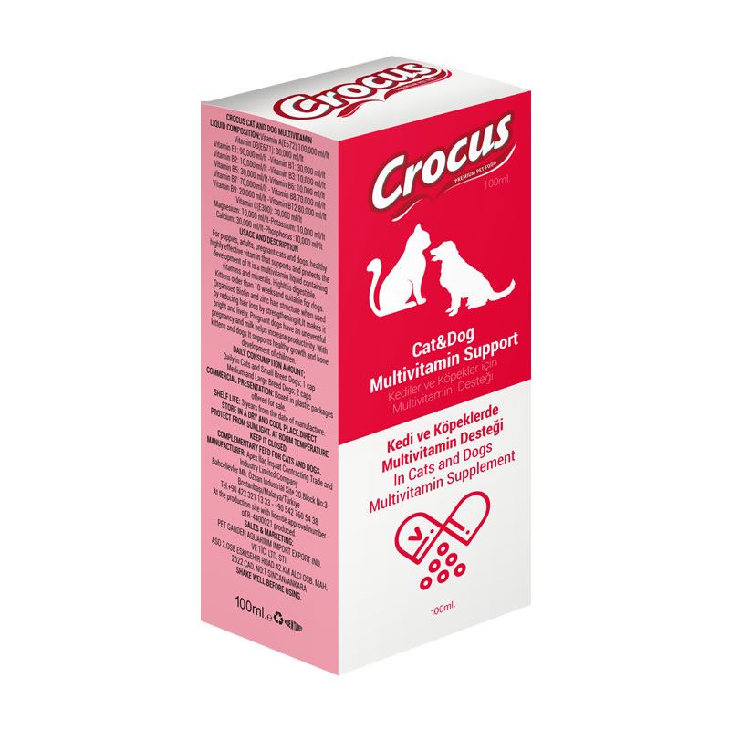 Crocus%20Kedi&köpek%20Multivitamin%20Destek%20100ml