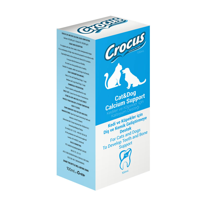 Crocus%20Kedi&köpek%20Kalsiyum%20Destek%20100ml