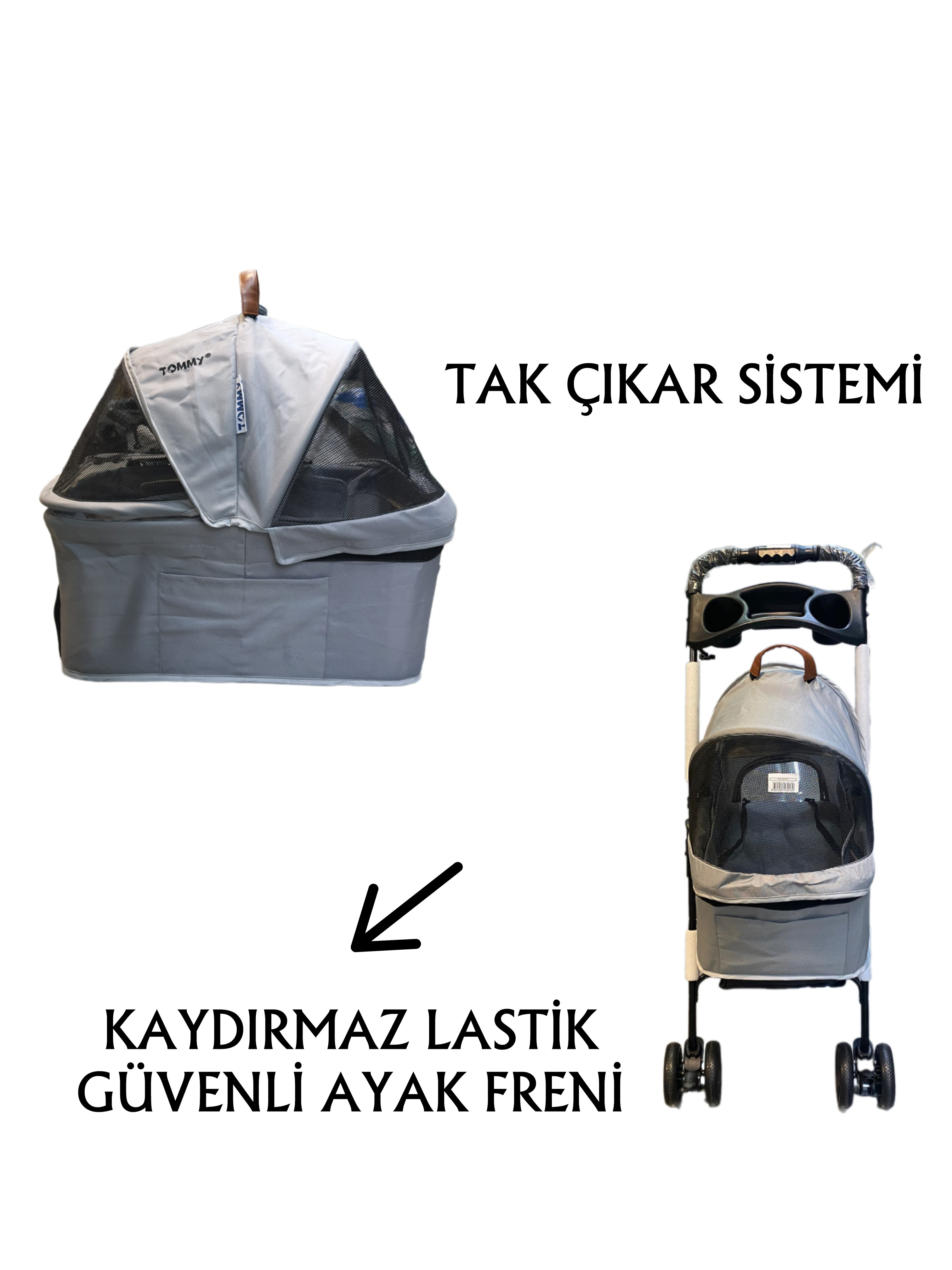 Tommy%20Evcil%20Hayvan%20Arabası%2065x45x95cm%20Gri%20Max%2015kg