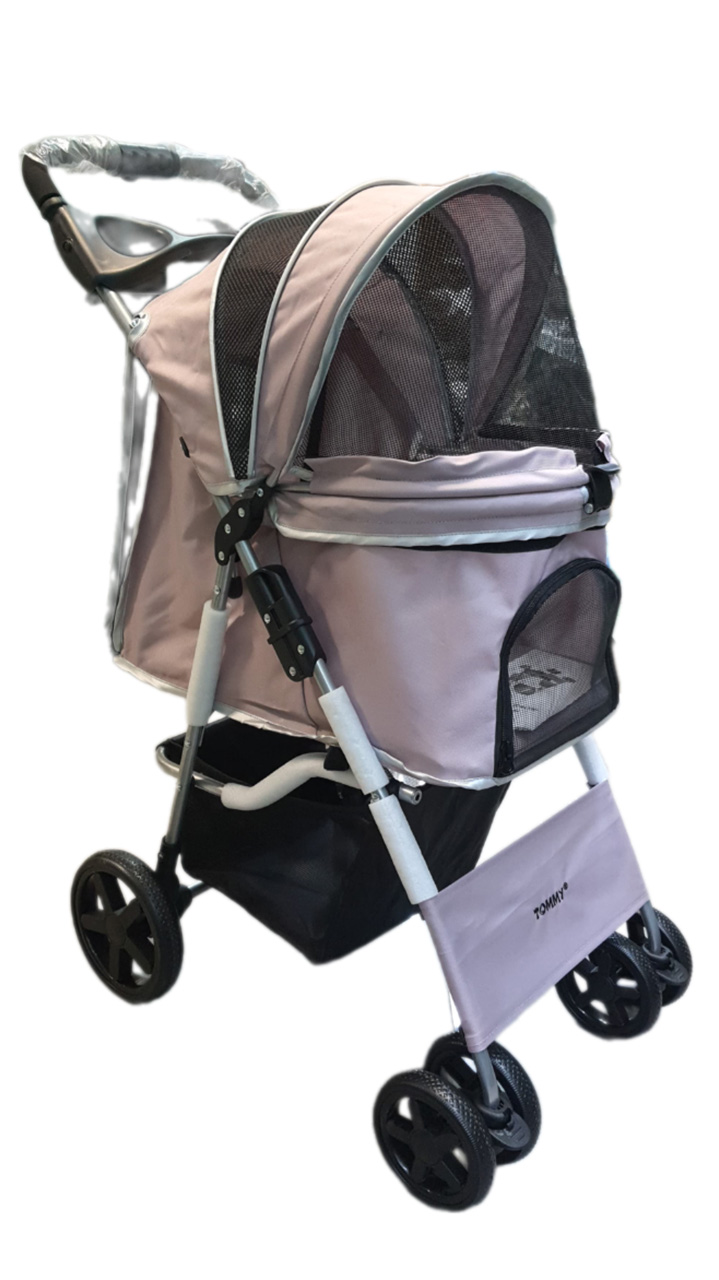 Tommy%20Evcil%20Hayvan%20Arabası%2078x46x99,54cm%20Pembe%20Max%2015%20Kg