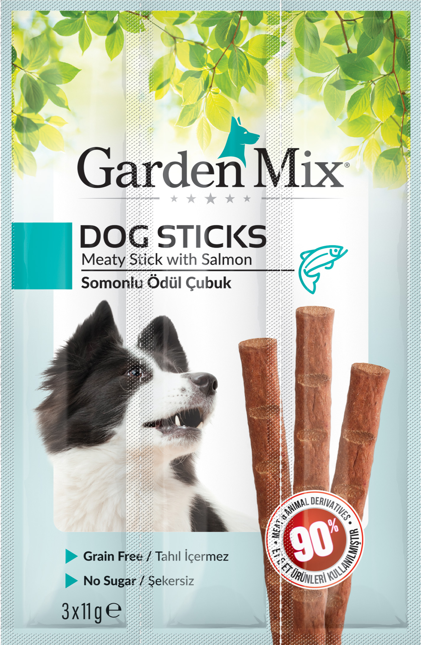 Gardenmix%20Somonlu%20Köpek%20Stick%20Ödül%203*11g%2020‘li