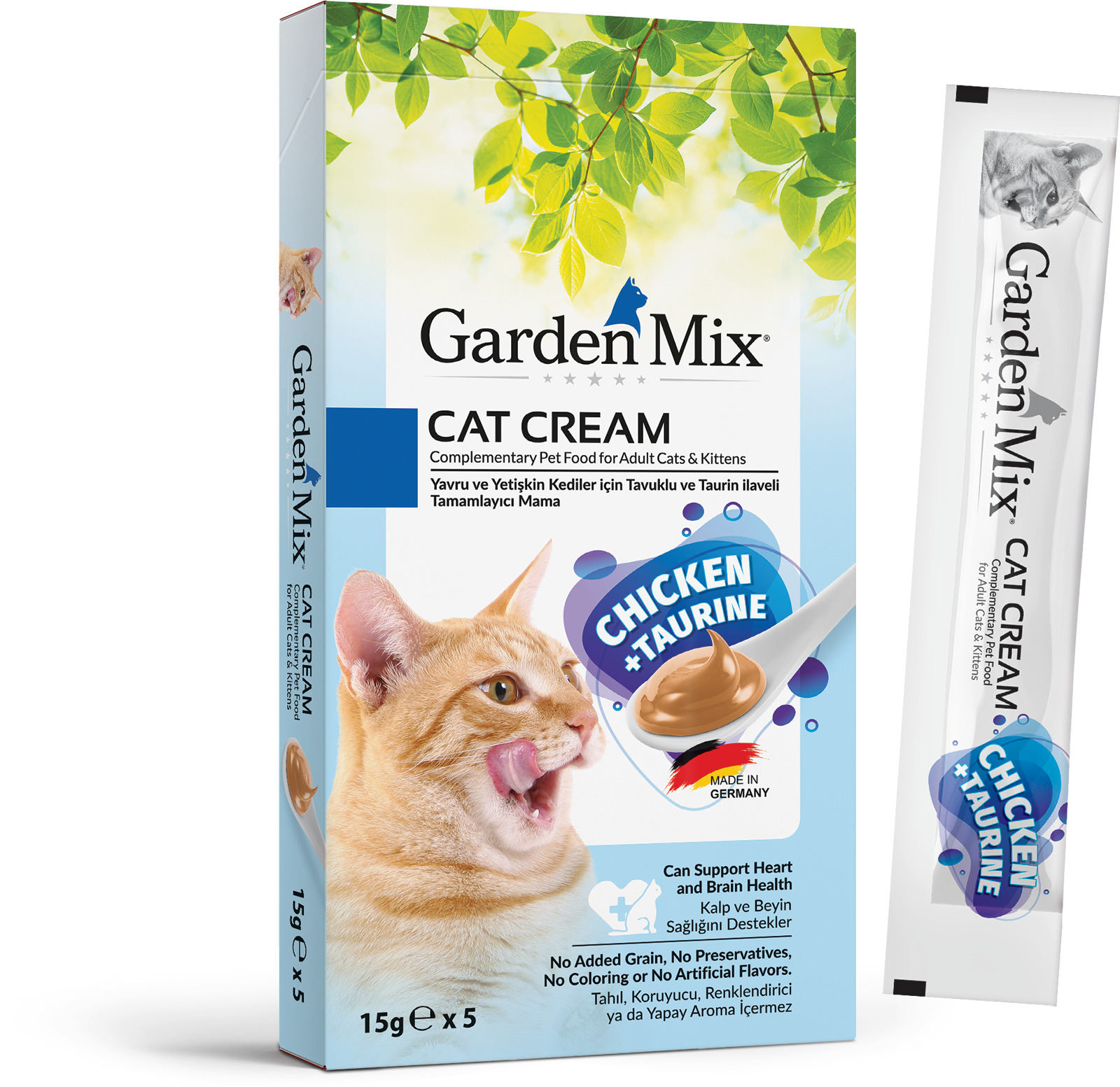 Garden%20Mıx%20Kedi%20Kreması%20Tavuk+taurin%2015gr*5