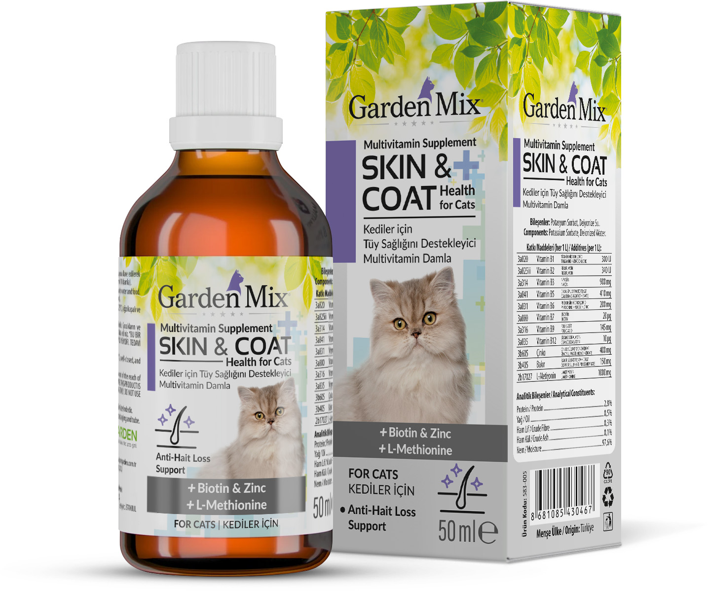 Garden%20Mix%20Kedi%20Tüy%20Sağlığı%20Damlası%2050%20Ml