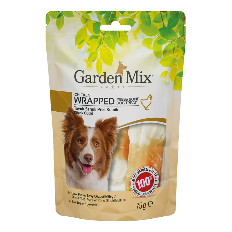 Garden%20Mıx%20Sargılı%20Pres%20Kemik%20Köpek%20Ödülü%2075%20Gr