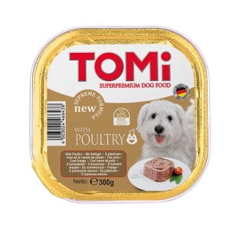 Tomi%20Köpek%20Kümes%20Hayvanlı%20Pate%20Alüminyum%20Yaş%20Mama%20300gr%20(pate)