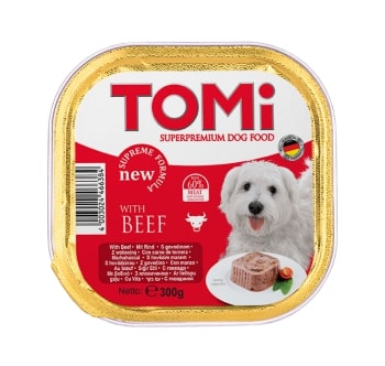 Tomi%20Köpek%20Dana%20Etli%20Pate%20Alüminyum%20Yaş%20Mama%20300gr%20(pate)