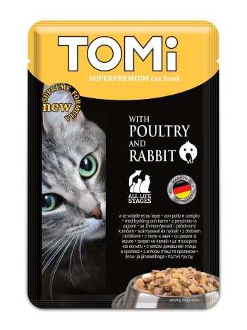 Tomi%20Kedi%20Kümes%20Hayvanı%20&%20Tavşan%20Pouch%20Mama%20100gr