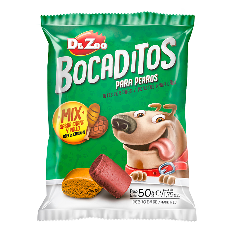 Dr.zoo%20Bocaditos%20Tavuk%20&%20Biftekli%20Köpek%20Ödülü%2050g