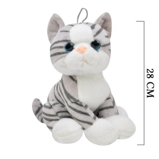 Peluş Oyuncak Kedi 28 cm