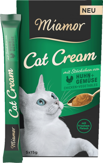 Mıamor Cream Tavuklu Kedi Ödülü 6x15 G